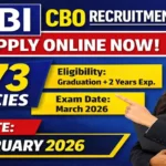 SBI Circle Based Officer (CBO) Recruitment 2026: Complete Detailed Guide